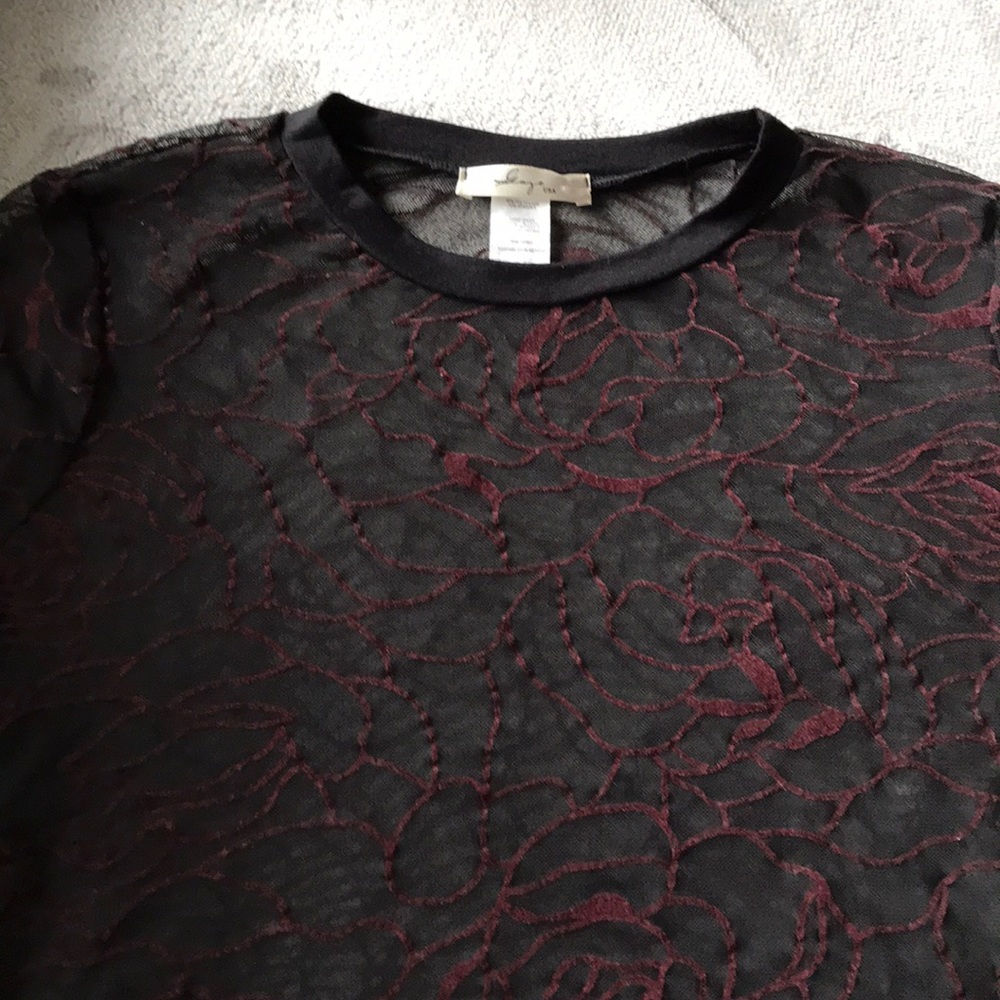 Mesh Shirt with Design